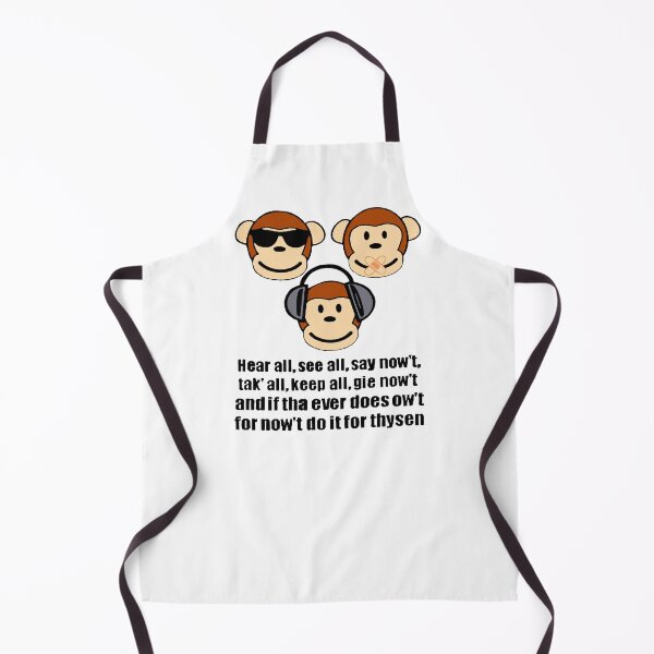 Item preview, The Barnsley Tyke Proverb Hear All, See all Say Nowt designed and sold by taiche.
