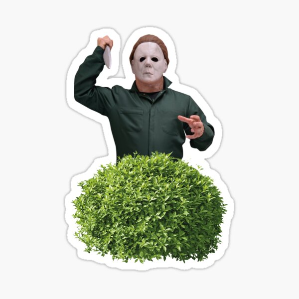 Halloween Michael Myers Glossy Sticker