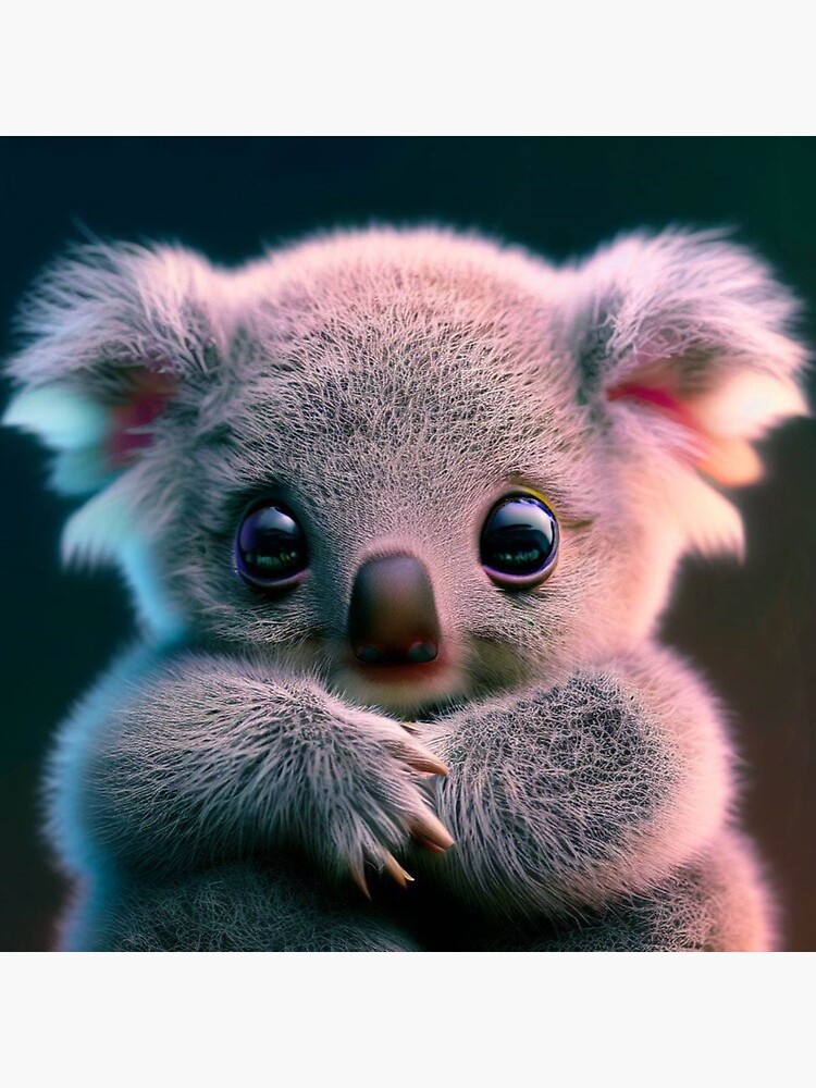 Cute Koala - Cute Baby Animals | Art Board Print