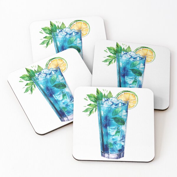 Item preview, Blue Lagoon Drink Clipart, Drink & Cocktail, Cocktail Art, Beverage Image, Alcohol Drink, Non-Alcoholic Drink, Party Cocktail Art designed and sold by CoolorPainting.
