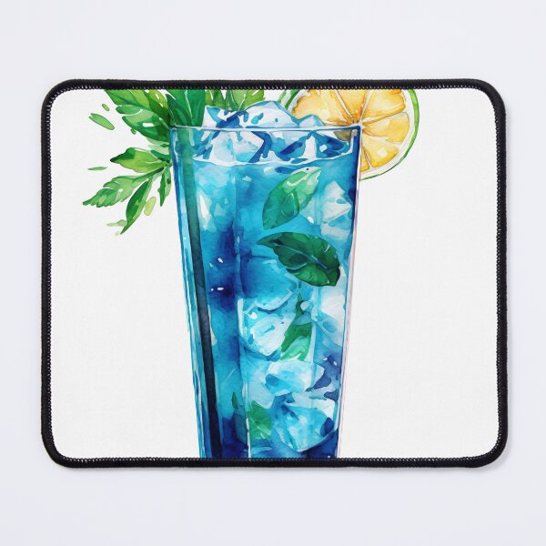 Item preview, Blue Lagoon Drink Clipart, Drink & Cocktail, Cocktail Art, Beverage Image, Alcohol Drink, Non-Alcoholic Drink, Party Cocktail Art designed and sold by CoolorPainting.