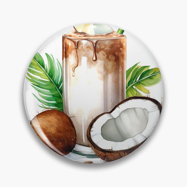 Item preview, Coconut Drink Clipart, Drink & Cocktail, Cocktail Art, Beverage Image, Alcohol Drink, Non-Alcoholic Drink, Party Cocktail Art designed and sold by CoolorPainting.
