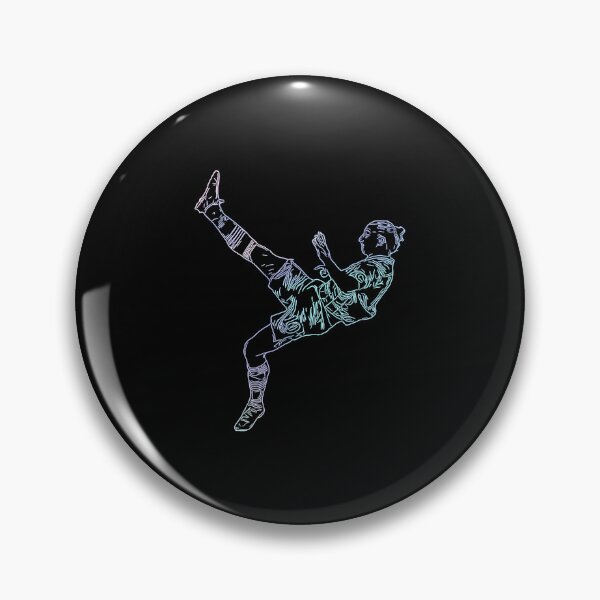 Item preview, Zlatan Ibrahimovic Bicycle Karate Kick Sweden goal Line Art Holographic designed and sold by 442workshop.
