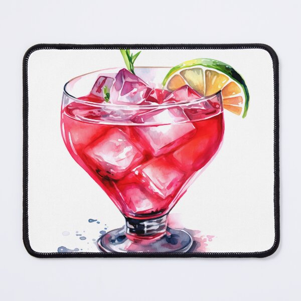 Item preview, Cosmopolitan Drink Clipart, Drink & Cocktail, Cocktail Art, Beverage Image, Alcohol Drink, Non-Alcoholic Drink, Party Cocktail Art designed and sold by CoolorPainting.