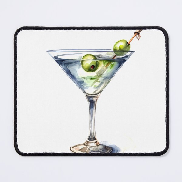 Item preview, Dry Martini Drink Clipart, Drink & Cocktail, Cocktail Art, Beverage Image, Alcohol Drink, Non-Alcoholic Drink, Party Cocktail Art designed and sold by CoolorPainting.