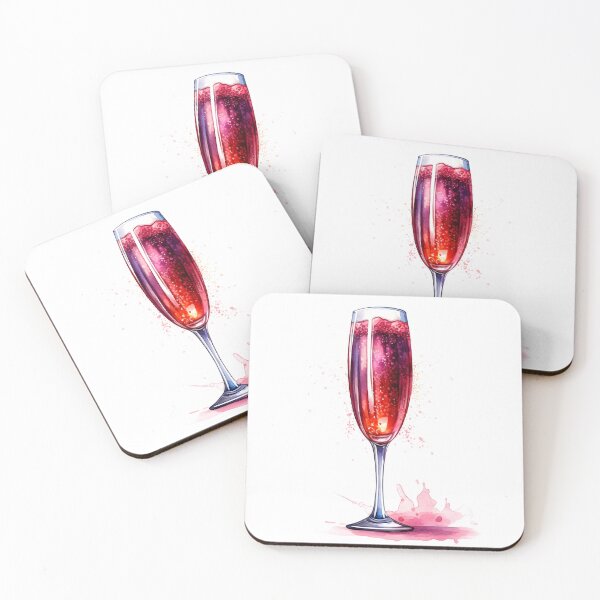 Item preview, Kir Royal Drink Clipart, Drink & Cocktail, Cocktail Art, Beverage Image, Alcohol Drink, Non-Alcoholic Drink, Party Cocktail Art designed and sold by CoolorPainting.