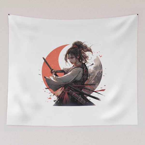 Item preview, Elegant Bushi: Japanese Warrior Artwork Design designed and sold by TestCey.