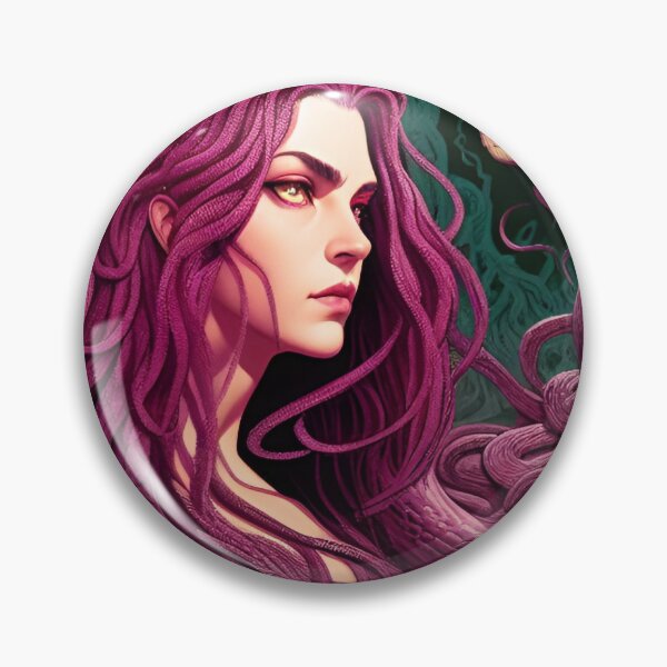 Item preview, Medusa in dialogue with snake head designed and sold by JieSchiffler.