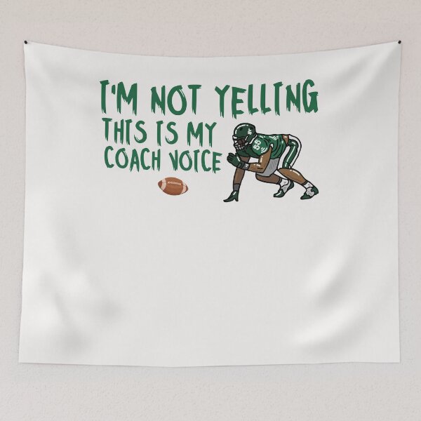 Item preview, I'm Not Yelling This is Just My Coach Voice designed and sold by Quicker-Shop.