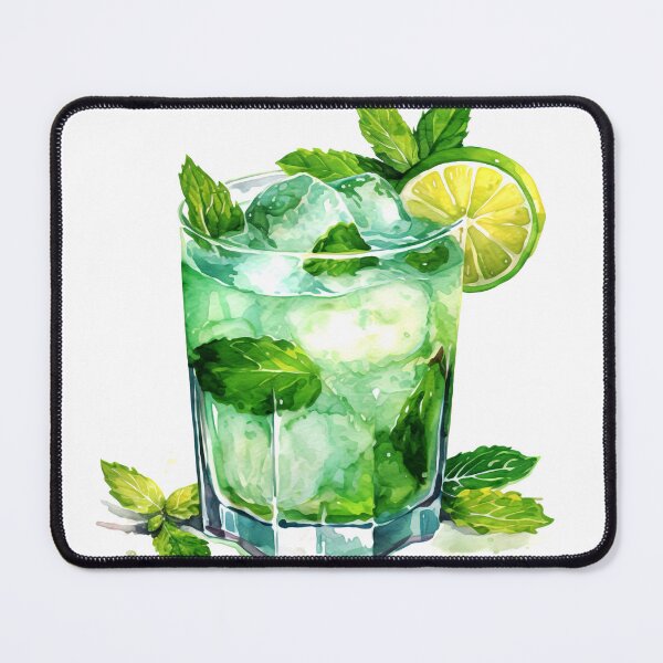 Item preview, Mojito Drink Clipart, Drink & Cocktail, Cocktail Art, Beverage Image, Alcohol Drink, Non-Alcoholic Drink, Party Cocktail Art designed and sold by CoolorPainting.