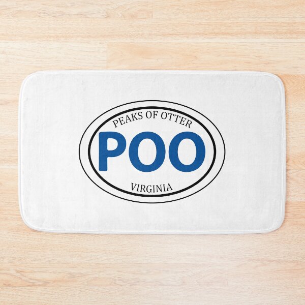Item preview, POO Peaks of Otter Oval VA Virginia Code designed and sold by richter74.