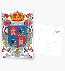Coat of arms of Campeche (State), Mexico Postcards