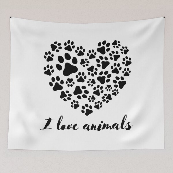 Item preview, I love animals designed and sold by QuotableCulture.