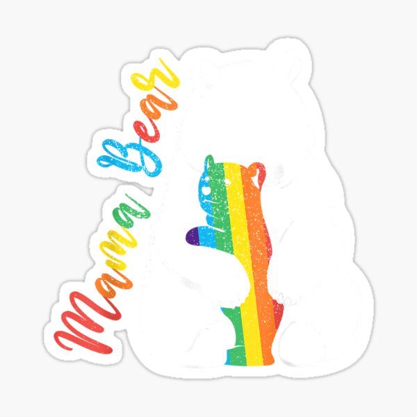 Gift Ideas For LGBT Mother Pride Mama Bear Mother Day 3D Unisex