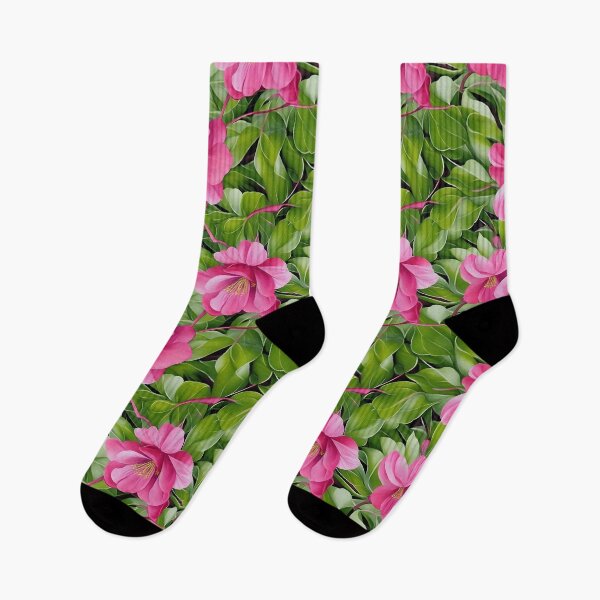 Item preview, Seamless Floral Design Pattern with Pink flowers designed and sold by kiyaansh16.