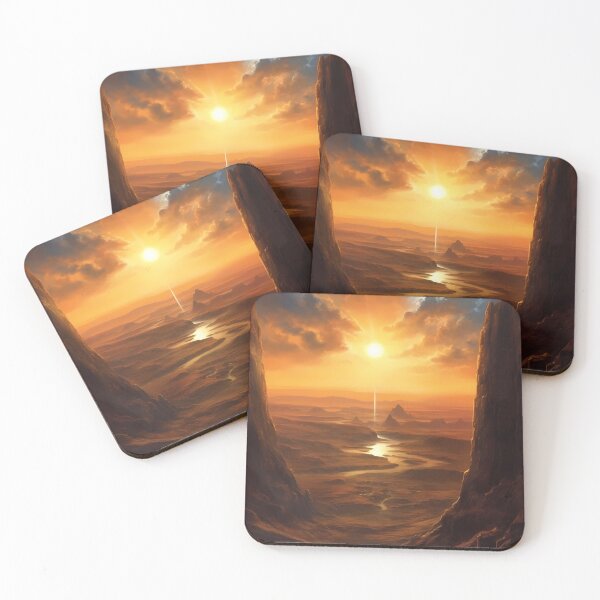 Item preview, Sun Rising Over A Canyon, In The Style Of Fantasy designed and sold by GiveMeMood.