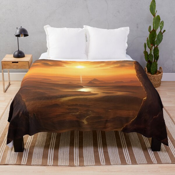 Item preview, Sun Rising Over A Canyon, In The Style Of Fantasy designed and sold by GiveMeMood.