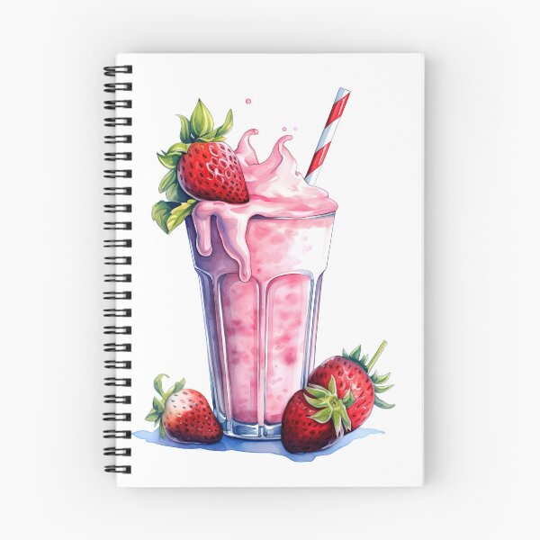 Item preview, Strawberry Milkshake Drink Clipart, Drink & Cocktail, Cocktail Art, Beverage Image, Alcohol Drink, Non-Alcoholic Drink, Party Cocktail Art designed and sold by CoolorPainting.