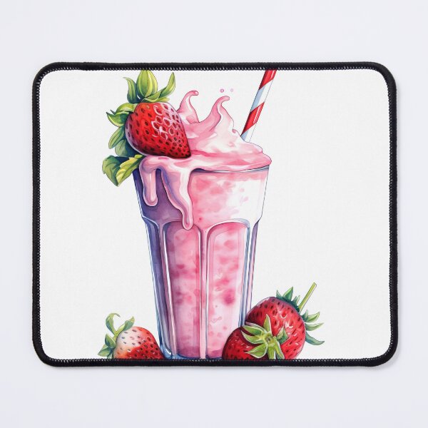 Item preview, Strawberry Milkshake Drink Clipart, Drink & Cocktail, Cocktail Art, Beverage Image, Alcohol Drink, Non-Alcoholic Drink, Party Cocktail Art designed and sold by CoolorPainting.