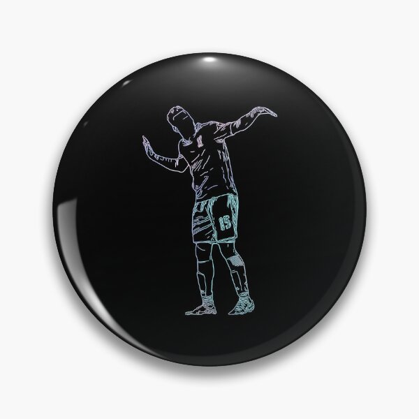 Item preview, Daniel Sturridge Dance Signature Celebration Line Art Holographic designed and sold by 442workshop.