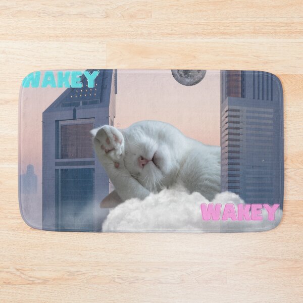 Item preview, Wakey wakey Cat designed and sold by ManifestYDreams.