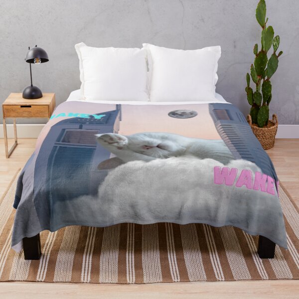 Item preview, Wakey wakey Cat designed and sold by ManifestYDreams.