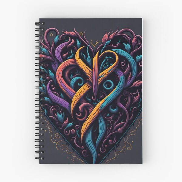 Item preview, Vibrant Hearts: A Burst of Colorful Love! designed and sold by MeowtifullyCute.