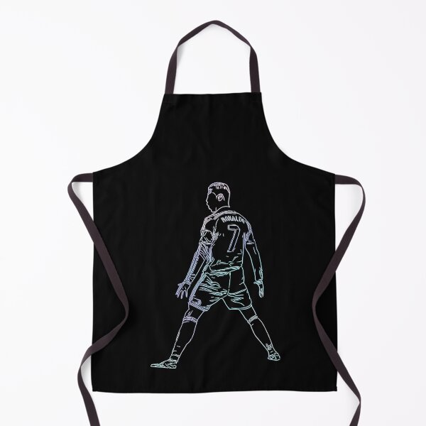 Item preview, Ronaldo Signature Celebration Siuuuuu Line Art Holographic designed and sold by 442workshop.