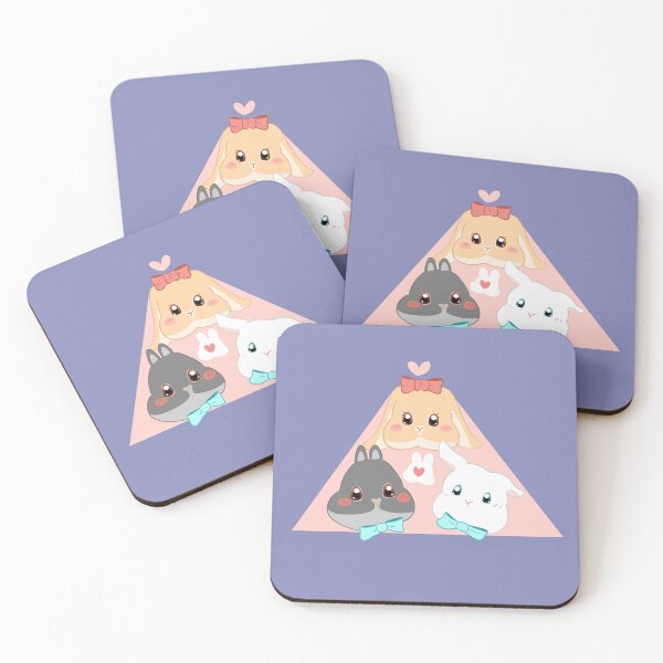 Item preview, Love Triangle Rabbit Day | Design By Bunniesmee  designed and sold by bunniesmee.