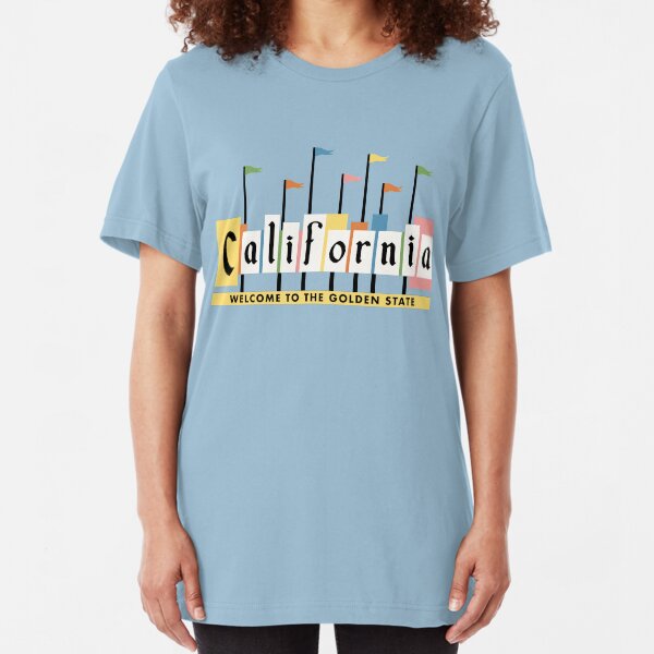 Welcome to the Golden State Slim Fit T-Shirt
