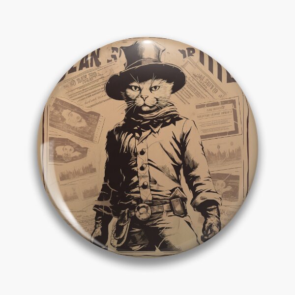 Item preview, Cat Cowboy designed and sold by Trendyduck.
