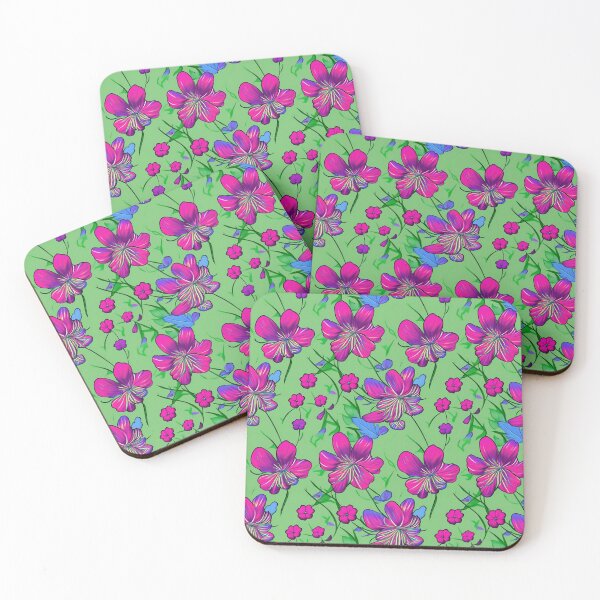 Item preview, Seamless Floral Design Pattern with Pink flowers designed and sold by kiyaansh16.