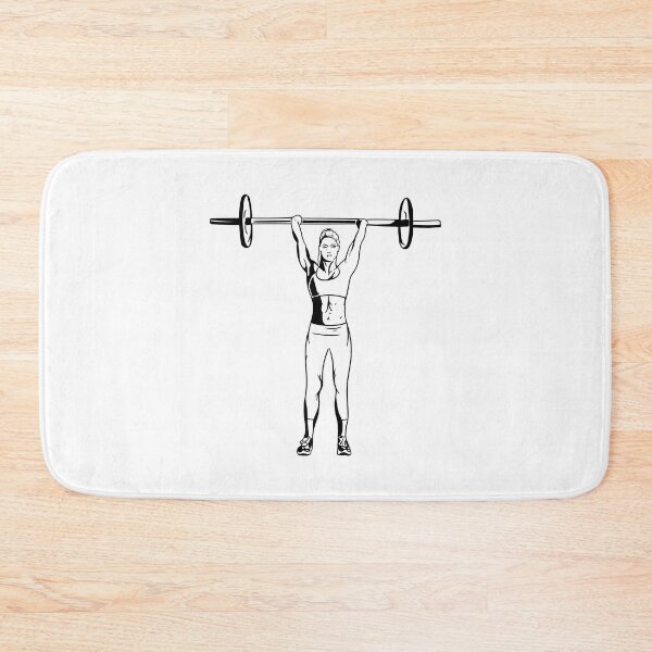 Item preview, woman weightlifting designed and sold by DerSenat.