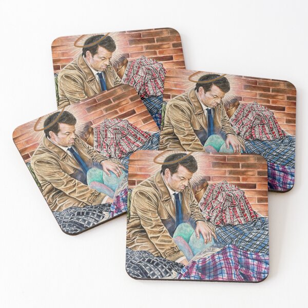 Item preview, The Nesting Angel (Castiel) designed and sold by sidewinder-art.