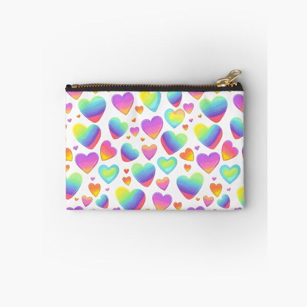 Artikelvorschau, Aquarell-Regenbogen-Herzen, nahtloses Muster entworfen und verkauft von PatternStudios.