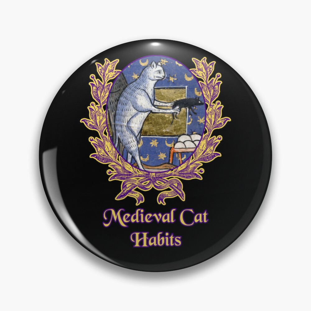 Medieval Cat Pins