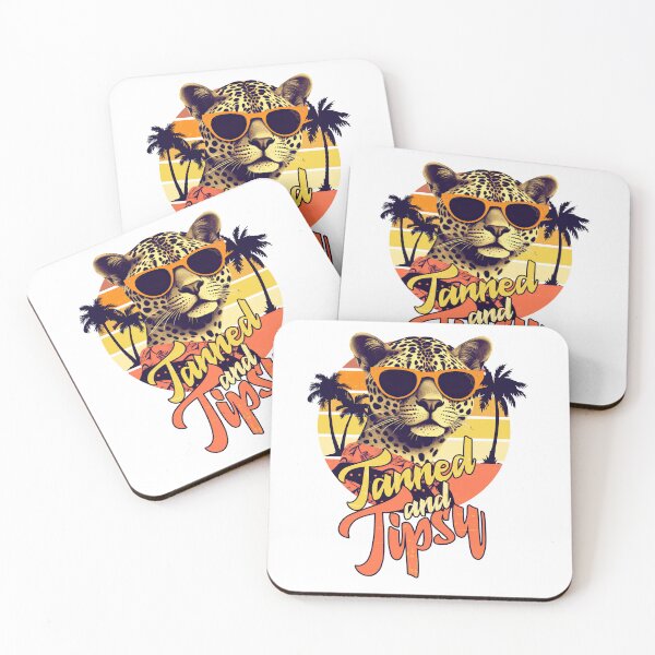 Item preview, Tanned and Tipsy Leopard designed and sold by Flyleaf-Prints.