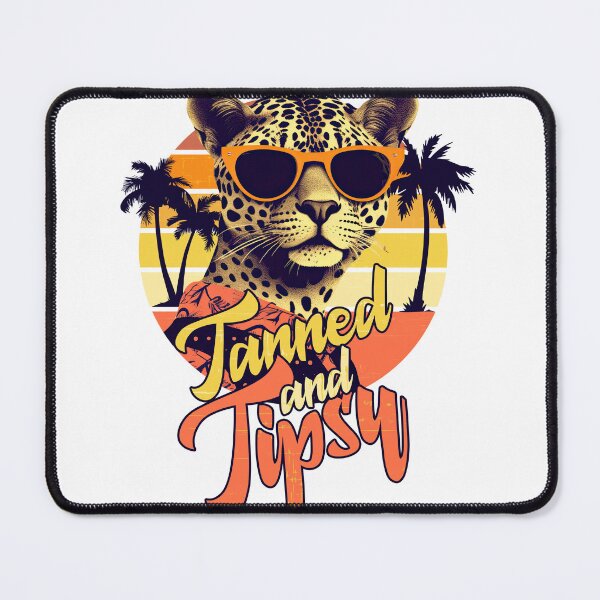 Item preview, Tanned and Tipsy Leopard designed and sold by Flyleaf-Prints.