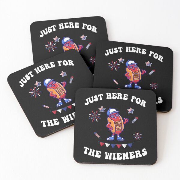 Item preview, Just Here For The Wieners - 4th of July USA designed and sold by smailjr.