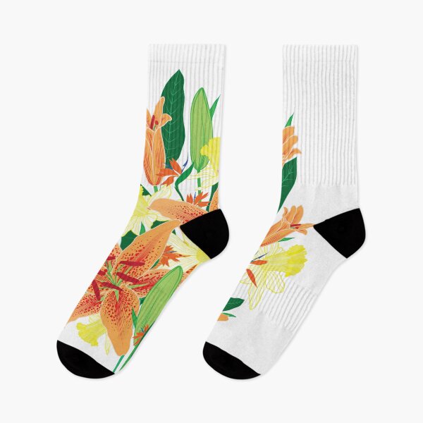 Item preview, Vibrant Tiger lily bunch designed and sold by The Pattern Mill.