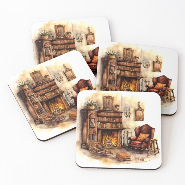 Item preview, Vintage Fireplace Corner Clipart, Retro Hearth Designs, Classic Fire Imagery, Old-Fashioned Warmth Illustrations, Watercolor Art designed and sold by CoolorPaint.