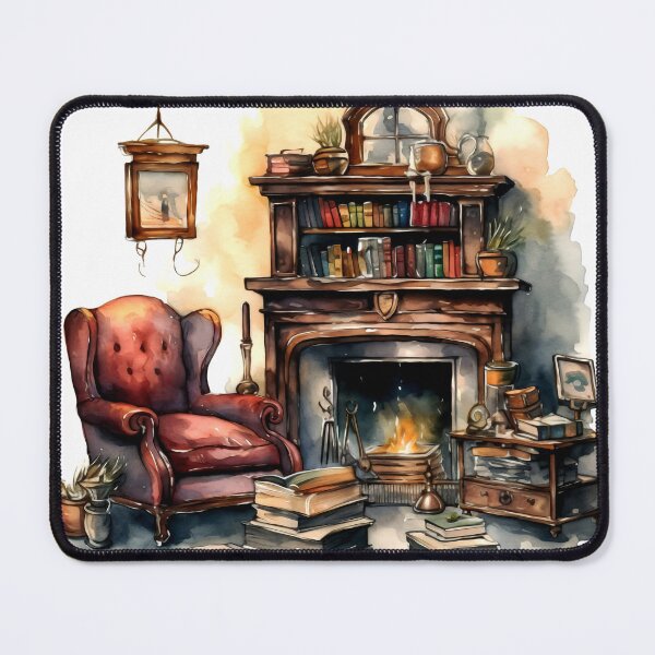 Item preview, Vintage Fireplace Corner Clipart, Retro Hearth Designs, Classic Fire Imagery, Old-Fashioned Warmth Illustrations, Watercolor Art designed and sold by CoolorPaint.