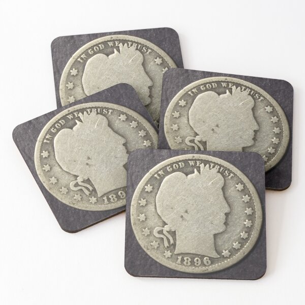 Item preview, 1896  Barber Quarter designed and sold by coinsxcrochet.