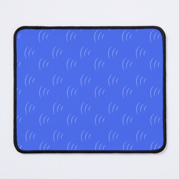Item preview, Wave Front on Medium Blue Half-Drop Repeat 5748 designed and sold by Art in My Loft.