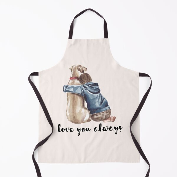 Item preview, Boy hugging Dog pet love you always passed away death bereavement grieving quote miss you backs designed and sold by emcazalet.