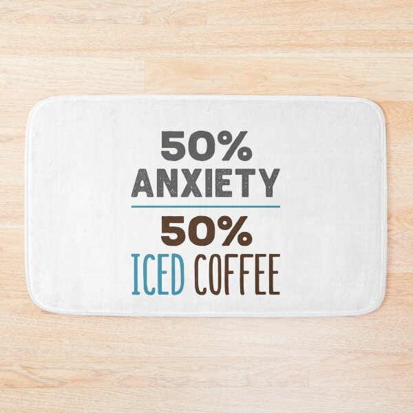 Item preview, 50% Anxiety 50% Iced Coffee designed and sold by jaygo.