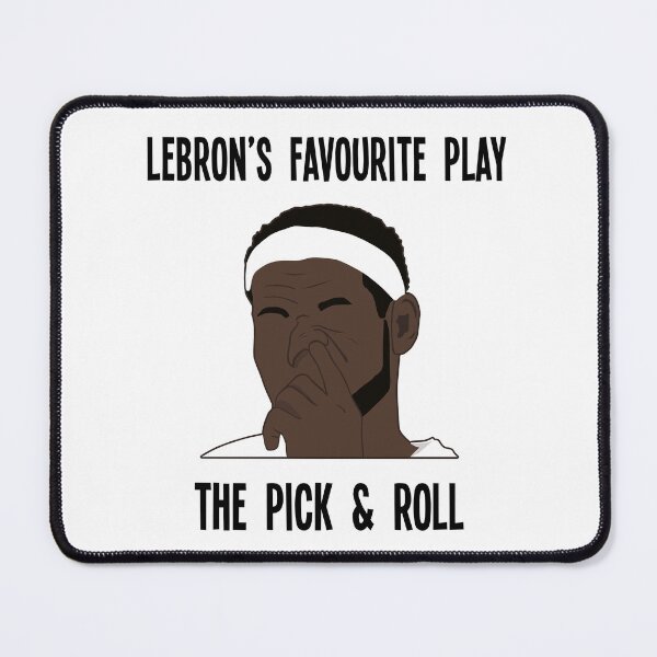 Item preview, Funny NBA Meme - Lebron Digs His Nose - Pick & Roll Meme designed and sold by BuzzerBeater00.