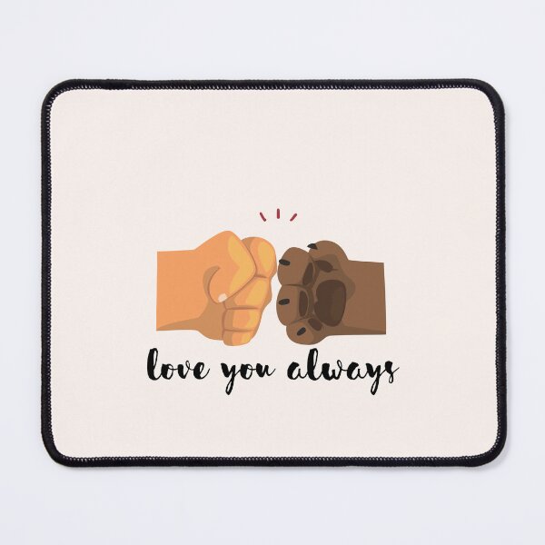 Item preview, Dog fidt bump pet love you always passed away death bereavement grieving quote miss you paws designed and sold by emcazalet.