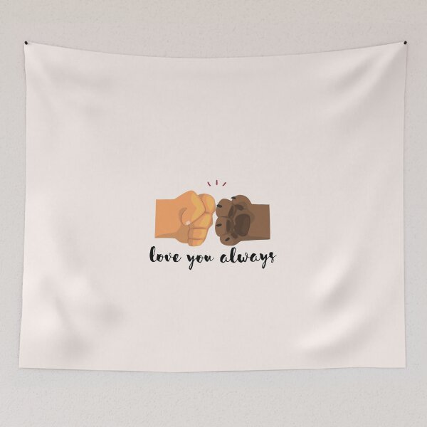 Item preview, Dog fidt bump pet love you always passed away death bereavement grieving quote miss you paws designed and sold by emcazalet.