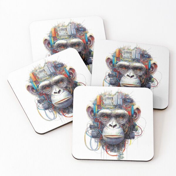 Item preview, Steampunk Monkey face Cyberpunk designed and sold by Maketutika.